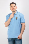 POLO UOMO MANICA CORTA AERONAUTICA MILITARE COTONE 3 BOTTONI