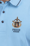 POLO UOMO MANICA CORTA AERONAUTICA MILITARE COTONE 3 BOTTONI