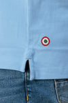 POLO UOMO MANICA CORTA AERONAUTICA MILITARE COTONE 3 BOTTONI