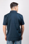 POLO UOMO MANICA CORTA TINTA UNITA AERONAUTICA MILITARE COTONE JERSEY