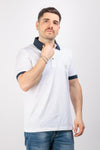 POLO UOMO MANICA CORTA TINTA UNITA AERONAUTICA MILITARE COTONE JERSEY