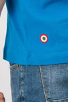 T-SHIRT UOMO MANICHE CORTE AERONAUTICA MILITARE COTONE GIROCOLLO