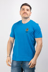 T-SHIRT UOMO MANICHE CORTE AERONAUTICA MILITARE COTONE GIROCOLLO