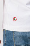 T-SHIRT UOMO MANICHE CORTE AERONAUTICA MILITARE COTONE GIROCOLLO