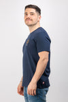 T-SHIRT UOMO MANICHE CORTE AERONAUTICA MILITARE COTONE GIROCOLLO