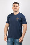 T-SHIRT UOMO MANICHE CORTE AERONAUTICA MILITARE COTONE GIROCOLLO