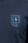 T-SHIRT UOMO MANICA CORTA AERONAUTICA MILITARE CON LOGO GOMMATO