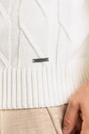 MAGLIONE UOMO GIROCOLLO MAGLIA CINIGLIA PULLOVER TRECCIA CASUAL