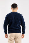 MAGLIONE UOMO GIROCOLLO MAGLIA CINIGLIA PULLOVER TRECCIA CASUAL
