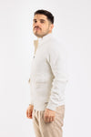 CARDIGAN UOMO MAGLIA GIUBBOTTO CINIGLIA CON ZIP E TASCHE CASUAL
