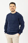 MAGLIONCINO UOMO GIROCOLLO PULLOVER CINIGLIA BASIC MANICA RAGLAN
