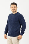 MAGLIONCINO UOMO GIROCOLLO PULLOVER CINIGLIA BASIC MANICA RAGLAN