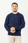 MAGLIONCINO UOMO GIROCOLLO PULLOVER CINIGLIA BASIC MANICA RAGLAN