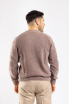 MAGLIONCINO UOMO GIROCOLLO PULLOVER CINIGLIA BASIC MANICA RAGLAN