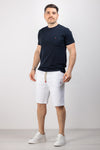 BERMUDA UOMO PANTALONI CORTI JOGGER CON CORNETTO CUCITO