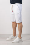 BERMUDA UOMO PANTALONI CORTI JOGGER CON CORNETTO CUCITO