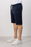 BERMUDA UOMO PANTALONI CORTI JOGGER CON CORNETTO CUCITO