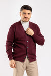 CARDIGAN UOMO CON BOTTONI E TASCHE GIACCA MAGLIONE A COSTINE