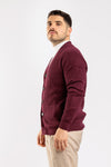 CARDIGAN UOMO CON BOTTONI E TASCHE GIACCA MAGLIONE A COSTINE