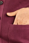 CARDIGAN UOMO CON BOTTONI E TASCHE GIACCA MAGLIONE A COSTINE