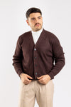 CARDIGAN UOMO CON BOTTONI E TASCHE GIACCA MAGLIONE A COSTINE
