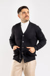 CARDIGAN UOMO CON BOTTONI E TASCHE GIACCA MAGLIONE A COSTINE