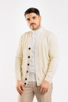 CARDIGAN UOMO CON BOTTONI E TASCHE GIACCA MAGLIONE A COSTINE