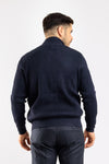 CARDIGAN UOMO A COSTINE MAGLIONE CON BOTTONI COLLO ALTO O.I.T.