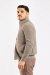 CARDIGAN UOMO A COSTINE MAGLIONE CON BOTTONI COLLO ALTO O.I.T.