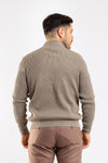CARDIGAN UOMO A COSTINE MAGLIONE CON BOTTONI COLLO ALTO O.I.T.