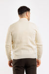 CARDIGAN UOMO A COSTINE MAGLIONE CON BOTTONI COLLO ALTO O.I.T.