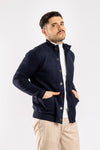 CARDIGAN UOMO MAGLIONE GIACCA CON BOTTONI E ZIP COLLO ALTO
