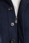 CARDIGAN UOMO MAGLIONE GIACCA CON BOTTONI E ZIP COLLO ALTO