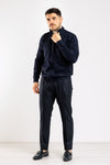 CARDIGAN UOMO FULL ZIP MAGLIONCINO VISCOSA ELEGANTE BASIC