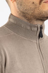 CARDIGAN UOMO FULL ZIP MAGLIONCINO VISCOSA ELEGANTE BASIC