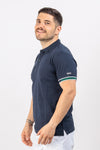 POLO UOMO 100% COTONE PIQUET MANICA CORTA CASUAL DATCH