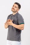 POLO UOMO 100% COTONE PIQUET MANICA CORTA CASUAL DATCH