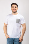 MEN'S SHORT SLEEVE CREW NECK T-SHIRT WITH DATCH POCKET