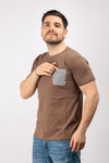 MEN'S SHORT SLEEVE CREW NECK T-SHIRT WITH DATCH POCKET