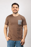 MEN'S SHORT SLEEVE CREW NECK T-SHIRT WITH DATCH POCKET