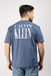 T-SHIRT UOMO COTONE MEZZA MANICA GIROCOLLO CALVIN KLEIN