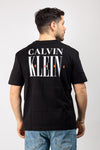 T-SHIRT UOMO COTONE MEZZA MANICA GIROCOLLO CALVIN KLEIN