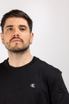 T-SHIRT UOMO COTONE MEZZA MANICA GIROCOLLO CALVIN KLEIN