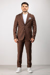 COSTUME HOMME EN LAINE FRAÎCHE SUR MESURE PRINTEMPS FABRIQUÉ EN ITALIE