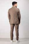 TAILORED MEN'S SUIT JACKET + TROUSERS COMPLETE MADE IN ITALY