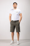 BERMUDA UOMO PANTALACCIO CON TASCONI PUNTO MILANO MADE IN ITALY
