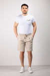 BERMUDA UOMO PANTALACCIO 2 PINCES JERSEY PUNTO MILANO