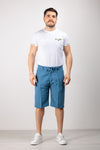 BERMUDA UOMO SARTORIALE LINO PANTALACCIO TASCA AMERICA