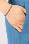 BERMUDA UOMO SARTORIALE LINO PANTALACCIO TASCA AMERICA