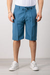 BERMUDA UOMO SARTORIALE LINO PANTALACCIO TASCA AMERICA